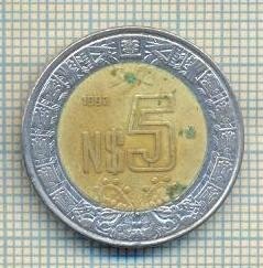 11212 MONEDA - MEXIC - 5 NUEVOS PESOS -ANUL 1992 -STAREA CARE SE VEDE foto