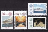 Nevis 1988 navigatie aniversare MI 501-504 MNH w53, Nestampilat