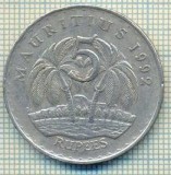 11181 MONEDA - MAURITIUS - 5 RUPEES -ANUL 1992 -STAREA CARE SE VEDE