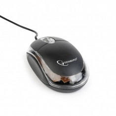 Mouse Gembird MUS-U-01-BKT Negru / Transparent foto