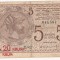 IUGOSLAVIA REGAT SERBIA CROATIA SLOVENIA 5 Dinara 1919 SUPRATIPAR 20 KRON F