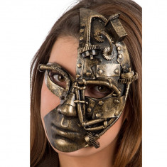 Masca Half-Face Steampunk - Carnaval24 foto