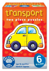 Set 6 Puzzle Transport (2 Piese) foto
