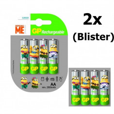 Minion in blister GP ReCyko+ AA 2000mAh baterii re Set 2x Blistere foto