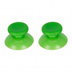 2 x capace analogice Thumbsticks pentru controleru Culoare Verde foto