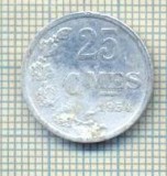 11285 MONEDA - LUXEMBURG - 25 CENTIMES - ANUL 1954 -STAREA CARE SE VEDE, Europa