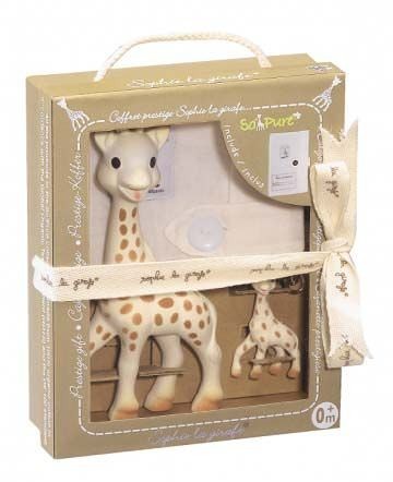 Set cadou Prestige So Pure Girafa Sophie cu breloc - Vulli Set cadou Prestige So Pure Girafa Sophie cu breloc - Vulli