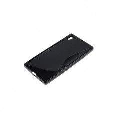 Husa telefon TPU pentru Sony Xperia Z5 Culoare Negru foto