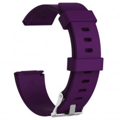 Bra?ara silicon pentru Fitbit Versa Culoare Violet, Marime L (Large) foto