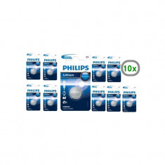 Philips CR2032 3v baterie plata cu litiu Set 10 Buca?i foto