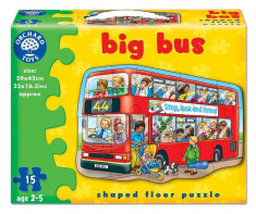 Puzzle De Podea Autobuzul (15 Piese) Big Bus foto