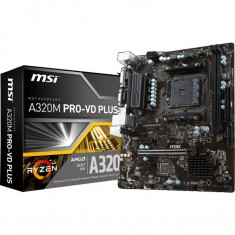 Placa de baza MSI A320M PRO-VD/S , microATX , AMD A320 , AM4 foto