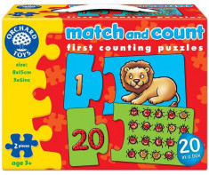 Puzzle Potriveste Si Numara De La 1 La 20 Match And Count foto