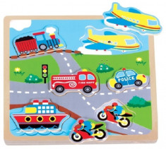 Puzzle Transport Cu Sunete foto