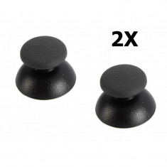 2 x Analog Thumbsticks Cap pentru Controller PS2 P Culoare Negru foto