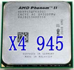 Procesor AMD Phenom II X4 945 Quad,3.0GHz,6MB,skt AM2+AM3+ Livrare gratuita! foto