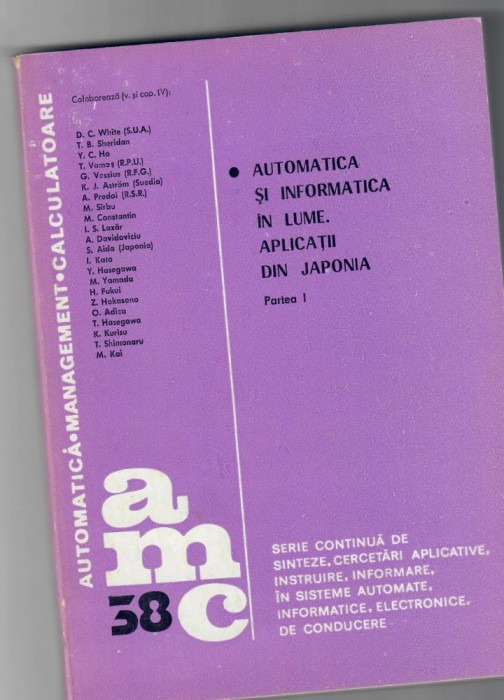 Automatica si informatica in lume. Aplicatii din Japonia vol1 si 2