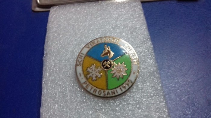 insigna Expo Petrosani 1990