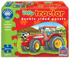 Puzzle Fata Verso Tractor (12 Piese) Little Tractor foto