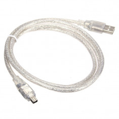 Cablu Firewire la USB 4pin 120cm Lungime 120cm, Set 1 Bucata foto