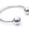 Piercing HORSESHOE 10 mm - bila 3 mm