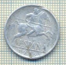 11227 MONEDA -SPANIA -10 CENTIMOS(DIEZ CENTS)-ANUL 1945 -STAREA CARE SE VEDE foto