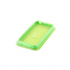 Bumper din silicon pentru Apple iPhone 4 / iPhone Culoare Verde foto