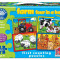 Set 4 Puzzle La Ferma (4 6 8 Si 12 Piese) Farm Four In A Box
