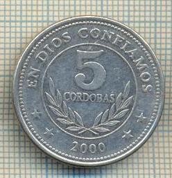 11250 MONEDA - NICARAGUA - 5 CORDOBAS - ANUL 2000 -STAREA CARE SE VEDE