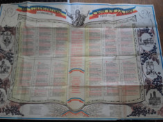 CALENDAR ORTODOX 1989 foto