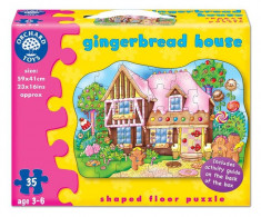 Puzzle De Podea Casuta De Turta Dulce (35 Piese) Gingerbread House foto