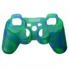 Husa Silicon Controller PS3 Culoare Albastru-verde foto