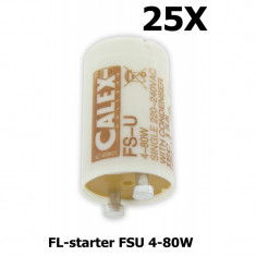 FL-starter FSU 4-80W, single Set 25 Buca?i foto