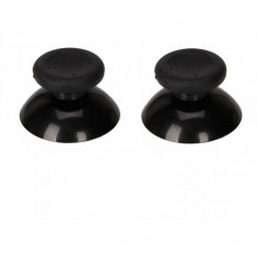 2 x capace analogice Thumbsticks pentru controleru Culoare Negru foto