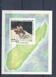 MADAGASCAR 1993 &ndash; PICTURA TAPITERIE, colita nestampilata, DG7, Nestampilat