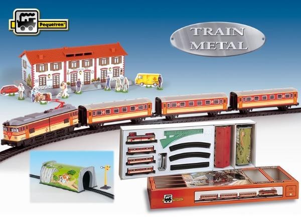 Trenulet Electric Calatori, Cu Statie Si Tunel Trenulet Electric Calatori, Cu Statie Si Tunel