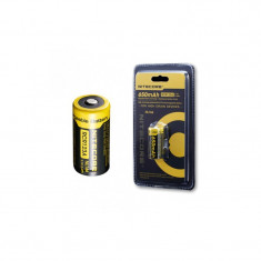 Nitecore RCR123A Li-ion NL166 650mAh 3.7V Set 3 Buca?i foto