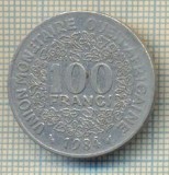 11252 MONEDA - AFRICA DE VEST - 100 FRANCS - ANUL 1984 -STAREA CARE SE VEDE