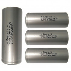 Enercig TN26650HP 34A Unprotected Set 4 Buca?i, Capacitate 3400 mAh foto