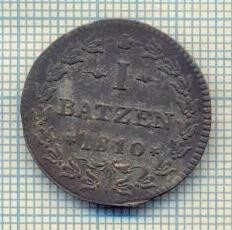 11286 MONEDA - CANTON ARGAU ELVETIA - 1 BATZEN - ANUL 1810 -STAREA CARE SE VEDE foto