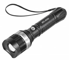 Lanterna Aluminiu Profesionala Cu Acumulator Si Led Cree MX-8066 foto