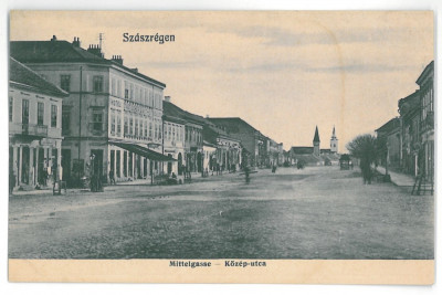 708 - REGHIN, Mures, Romania - old postcard - unused foto