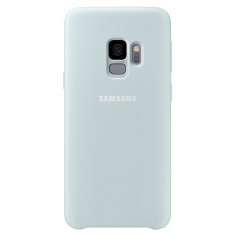 Husa Samsung Galaxy S9 G960 Originala Silicon EF PG960T Blue foto