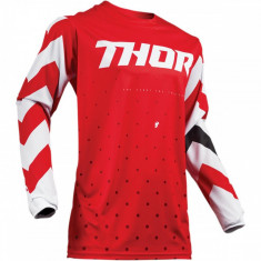 Tricou motocross copii Thor Pulse Stunner rosu/alb marime XS Cod Produs: MX_NEW 29121652PE foto