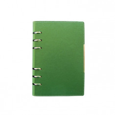 Agenda B6 nedatata cu mecanism 6 inele Alicante verde kelly 10130843 foto