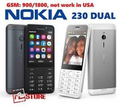 Telefon mobil Nokia 230 Dual Sim Black&amp;amp;White Nou Sigilat P214 foto