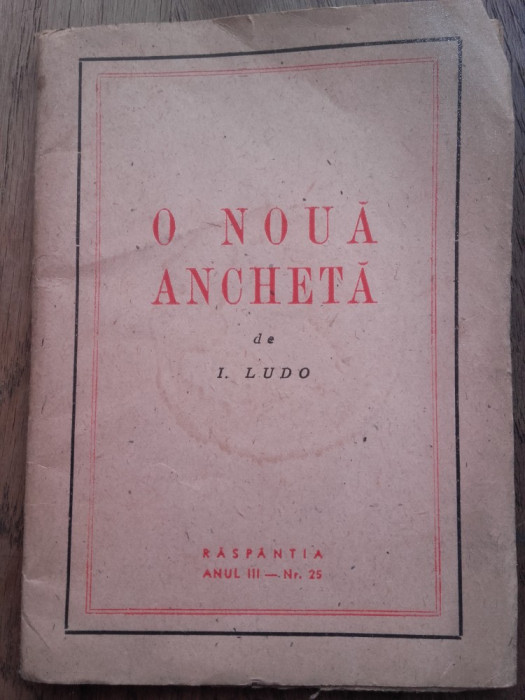 I.LUDO- O NOUA ANCHETA- RASPANTIA, ANUL 3, NR 25