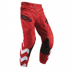 Pantaloni motocross copii Thor Pulse Stunner rosu/alb marime 22 Cod Produs: MX_NEW 29031700PE foto