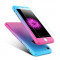 Husa Iphone 7 Plus Iphone 8 Plus Iberry Full Cover 360 Roz Albastru