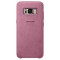 Husa Originala Samsung Galaxy S8 G950 EF XG950APEGWW Alcantara Pink